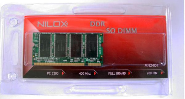 Nilox DDR 1GB 400MHz SO-DIMM PC-3200 – image 3