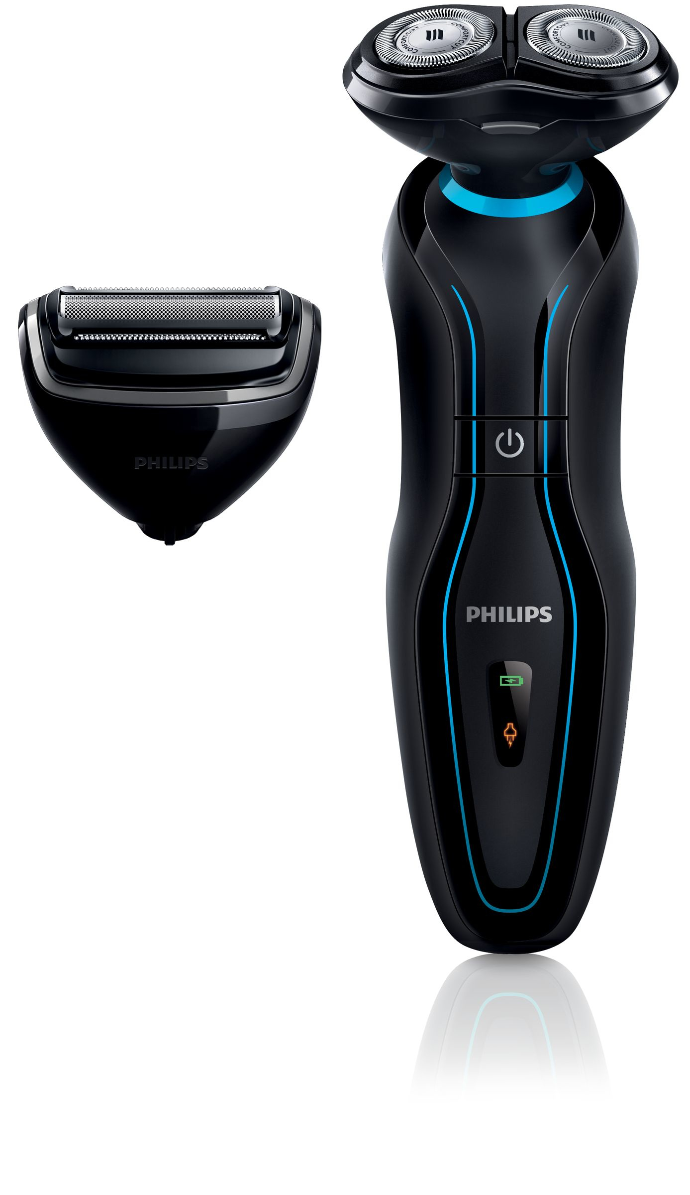 Philips Click&Style YS521/20 men's shaver Rotation shaver Trimmer Black, Blue