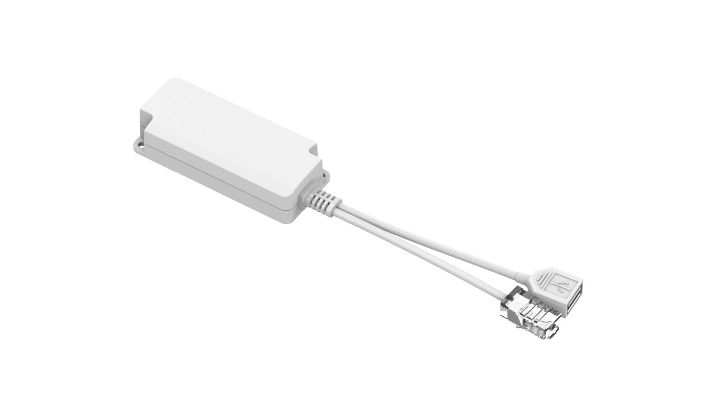 Microconnect MC-POESPLITTER-USBAA-RJ45 PoE adapter