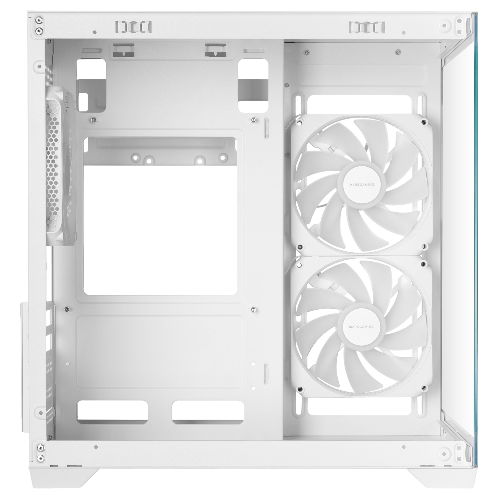 Mars Gaming MCVIEW3W computer case Mini Tower White – image 8