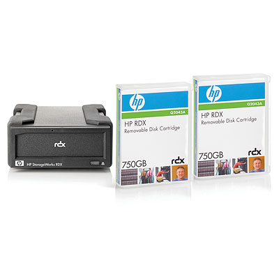 HP StorageWorks RDX750 External Removable Disk Backup System