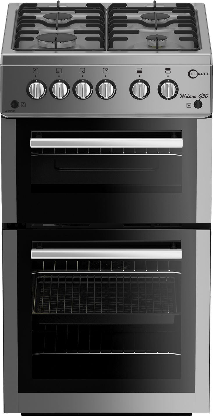 Flavel MLB71NDS cooker Freestanding cooker Gas Silver