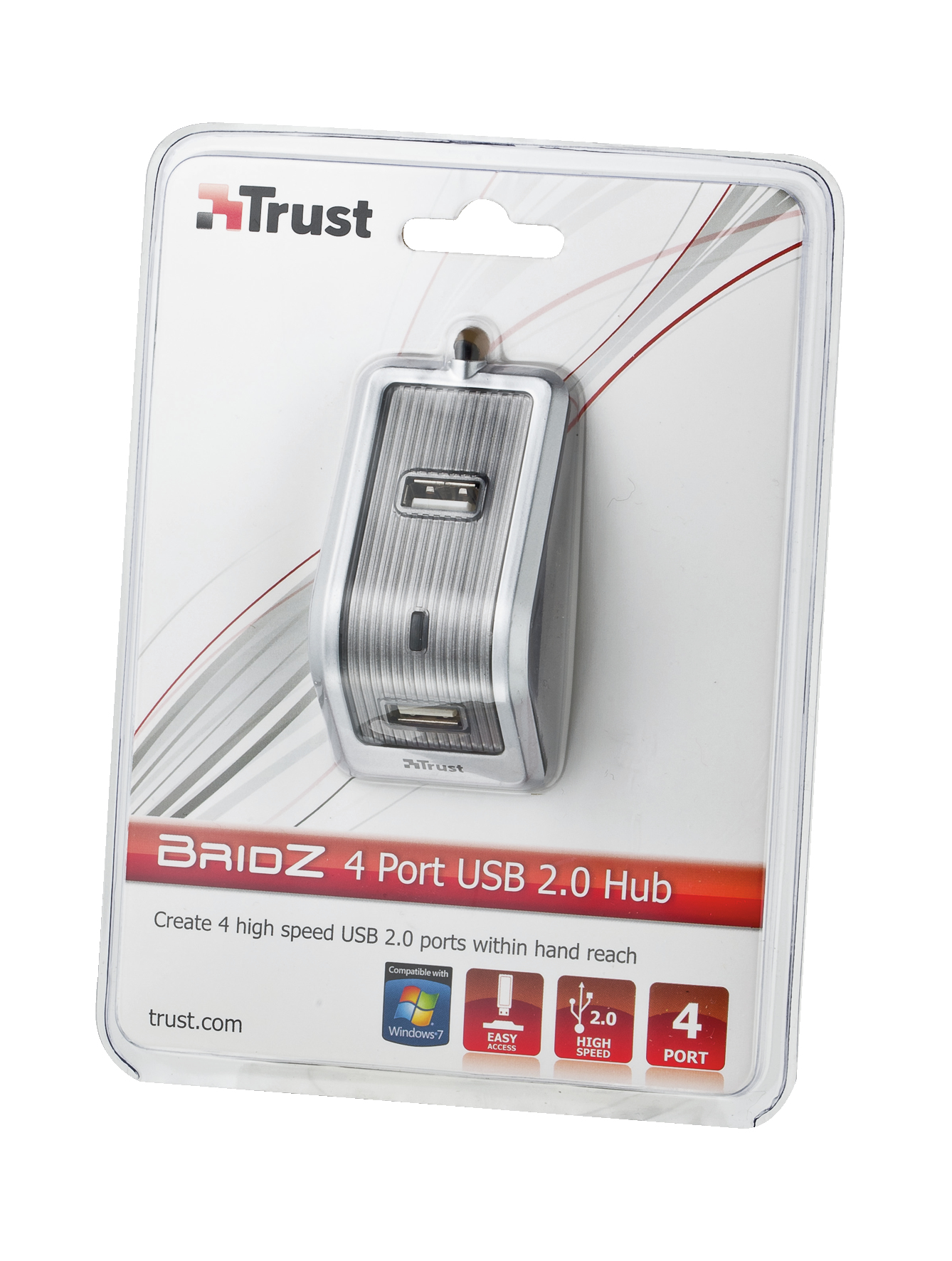 Trust BridZ 4 Port USB 2.0 Hub – image 3