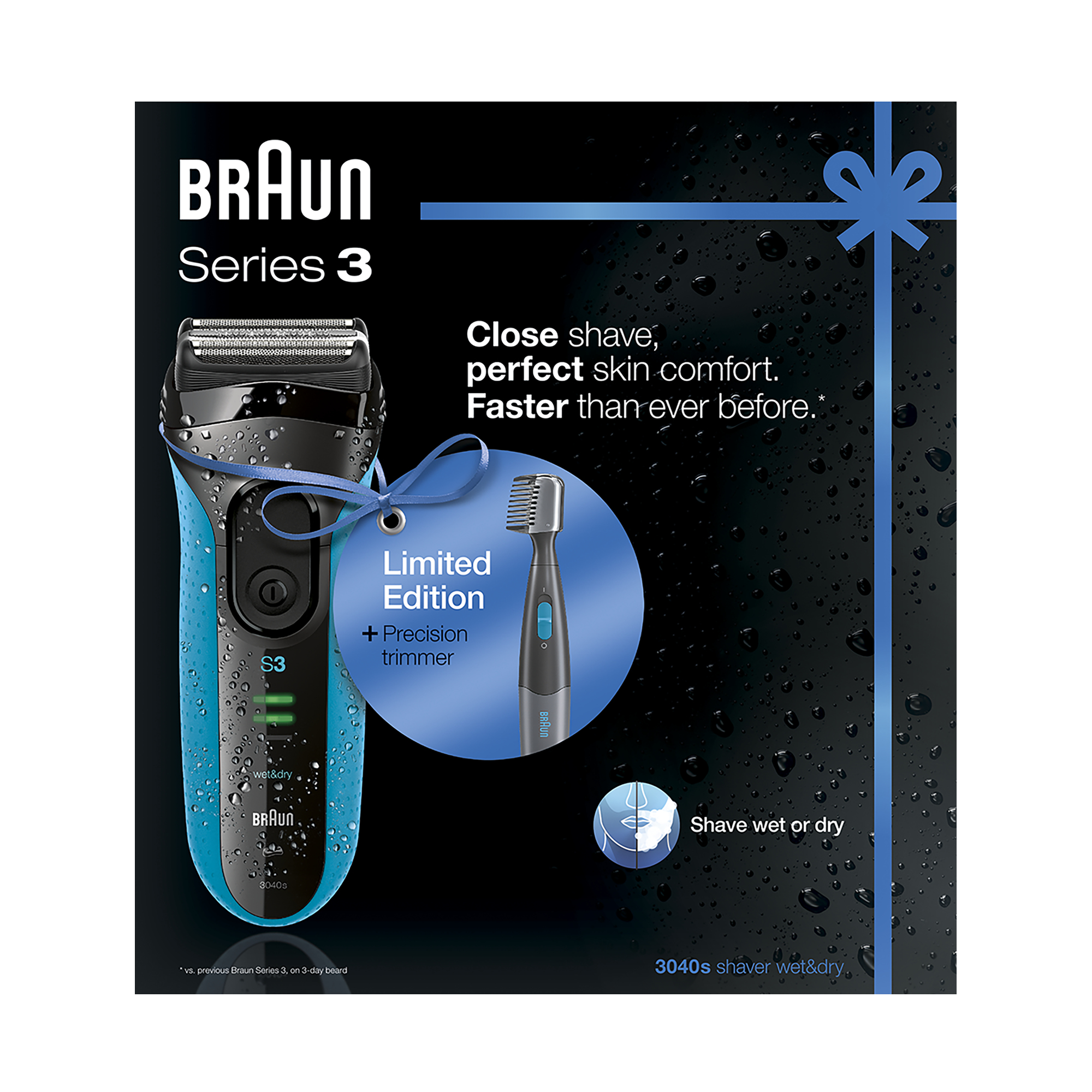 Braun Series 3 3040 Wet & Dry + cruZer6 – image 2