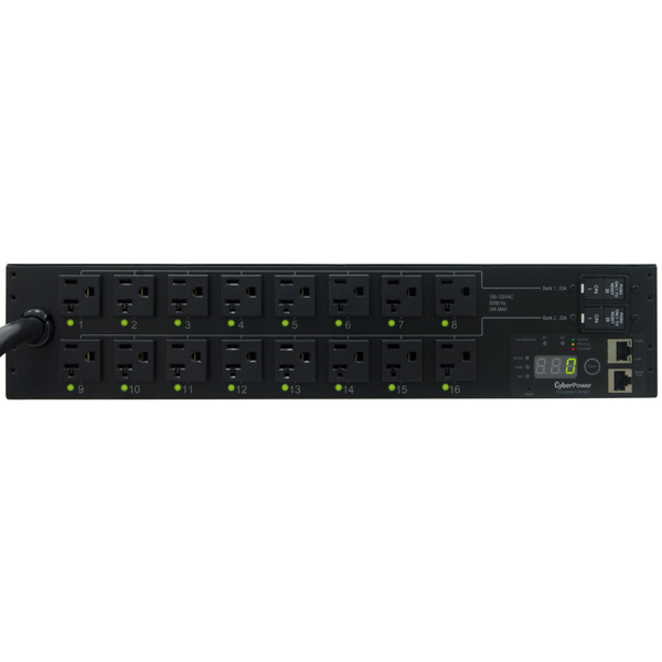 CyberPower PDU30SWT16FNET power distribution unit (PDU) 16 AC outlet(s) 2U Black – image 3