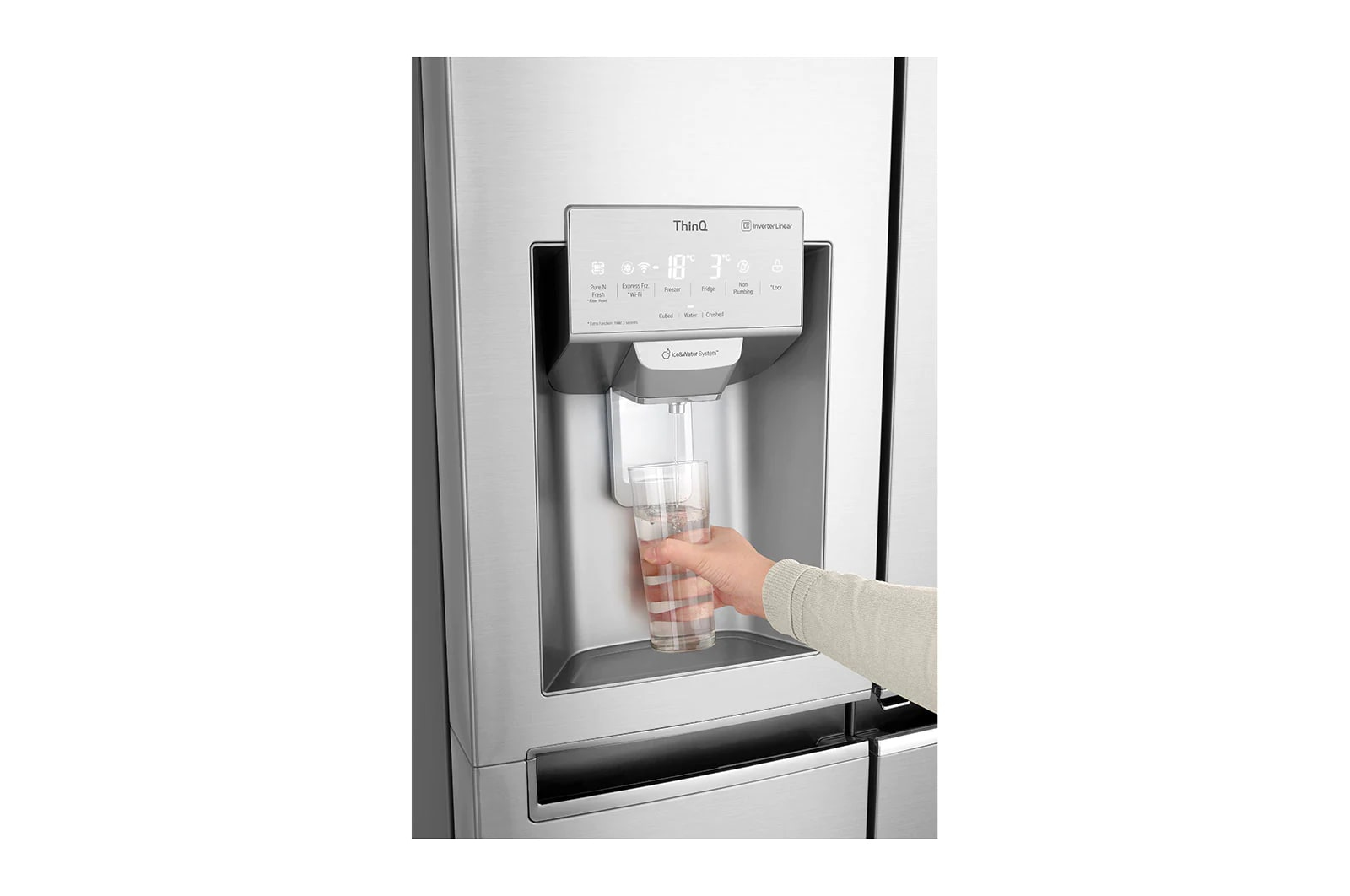 LG GSJ961NSZE side-by-side refrigerator Freestanding – image 6