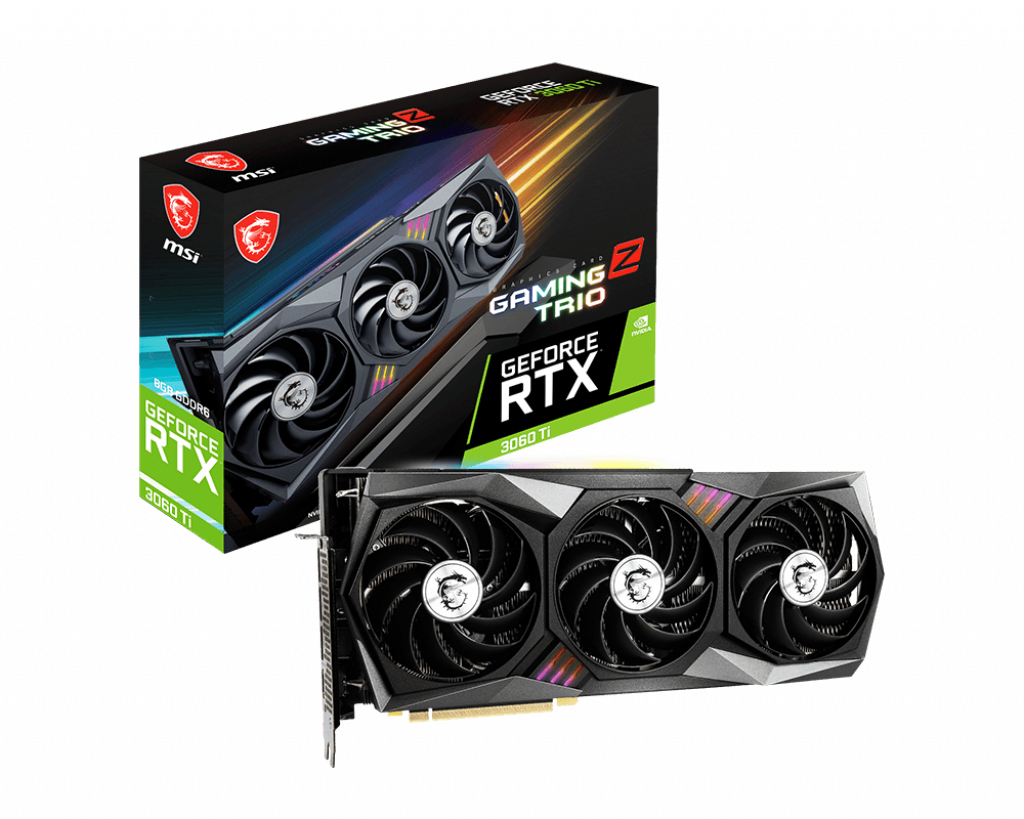 MSI GeForce RTX 3060 Ti GAMING Z TRIO 8G LHR – image 1