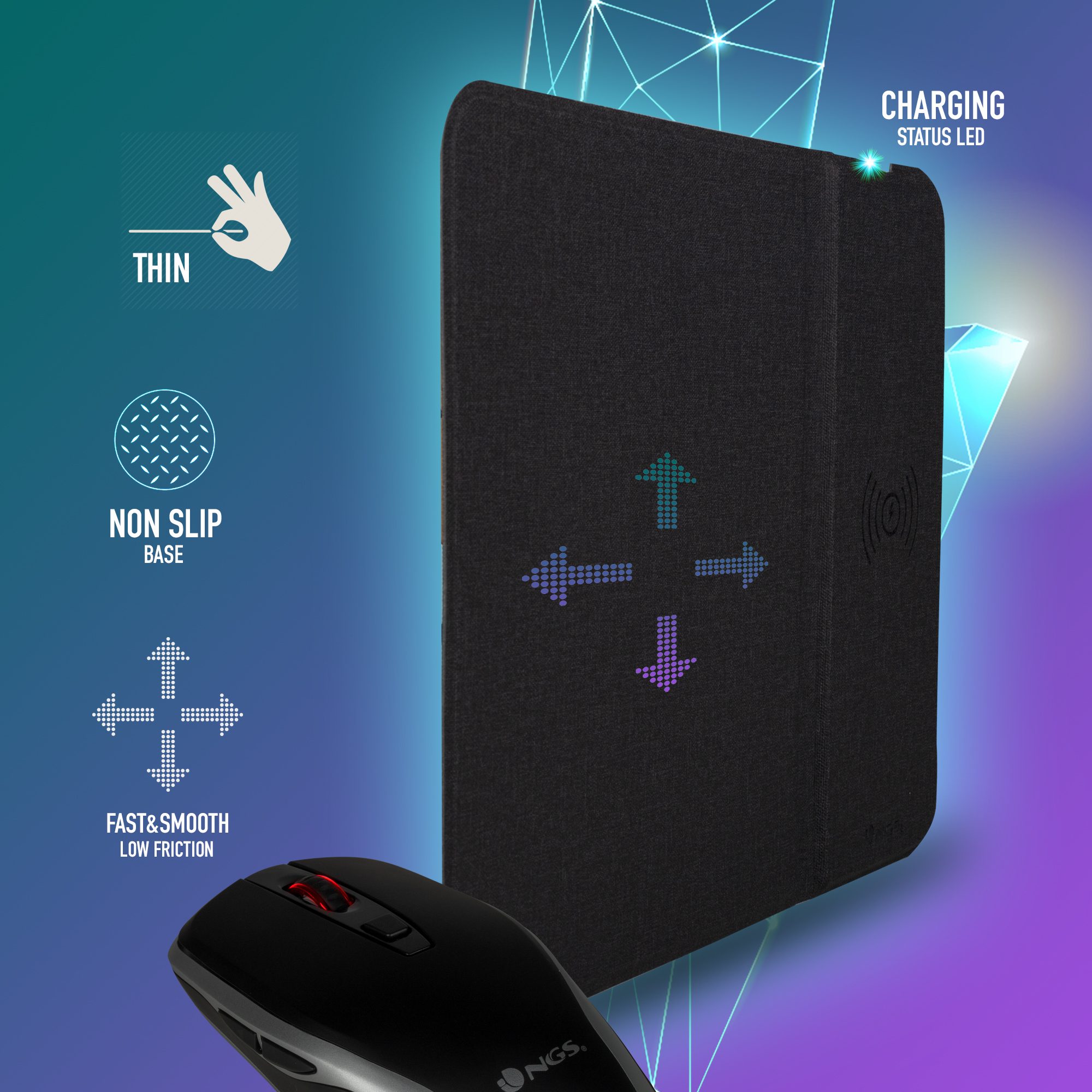 NGS CruiseKit mouse Travel Right-hand Optical 1600 DPI – image 5