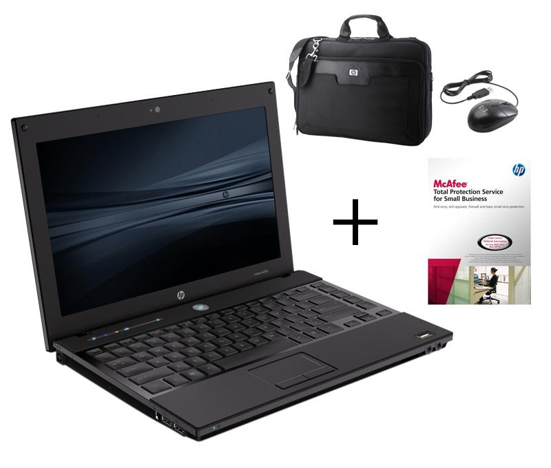 HP ProBook 4310s + McAfee TPS for SBS + Universal Nylon Case + USB Optical Travel Mouse