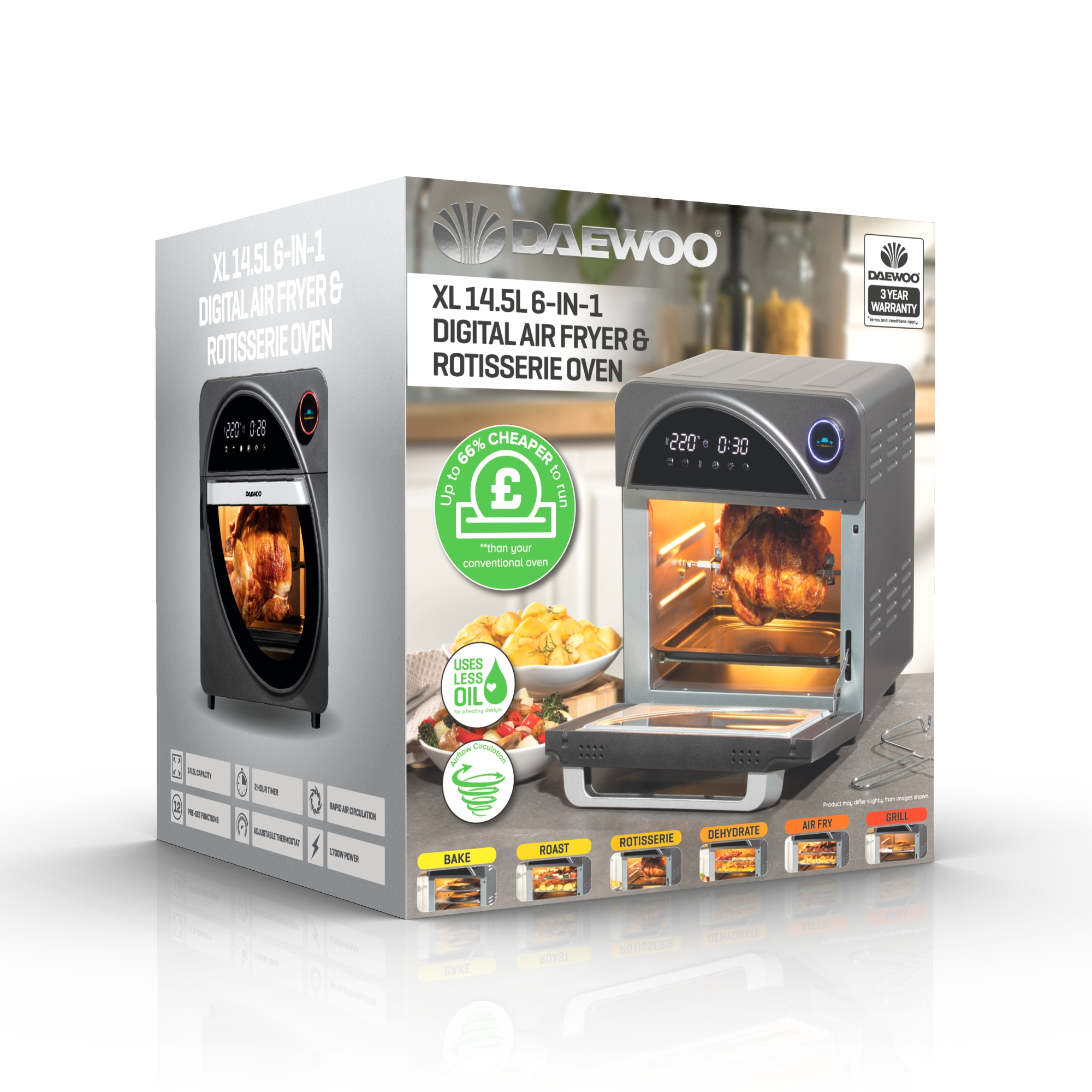 Daewoo SDA2519GE fryer Single