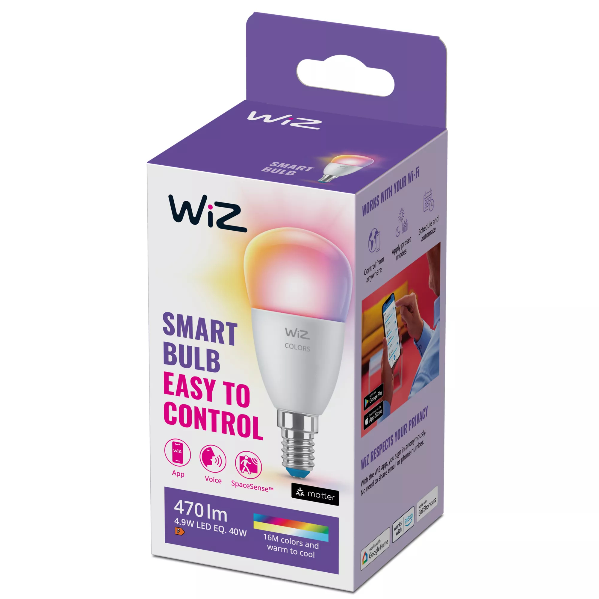 Lampe 40W P45 E14