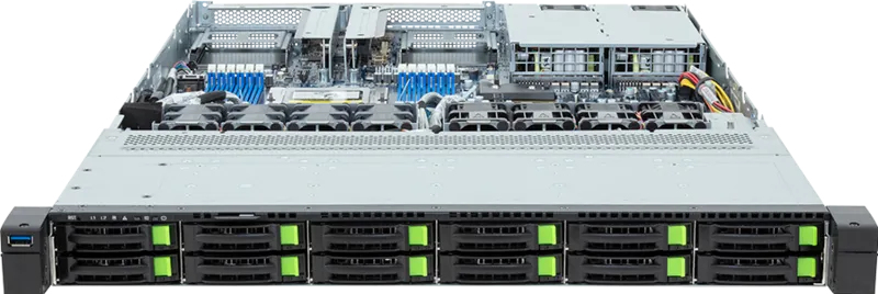GIGABYTE R163-Z35-AAC1 LGA 6096 Rack (1U) Black, Steel – image 2
