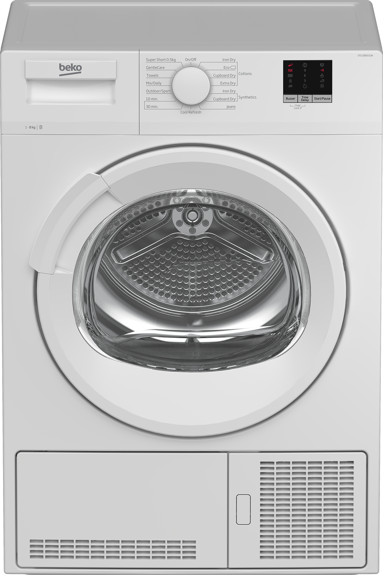 Beko DTLCE80151W tumble dryer Freestanding Front-load – image 2