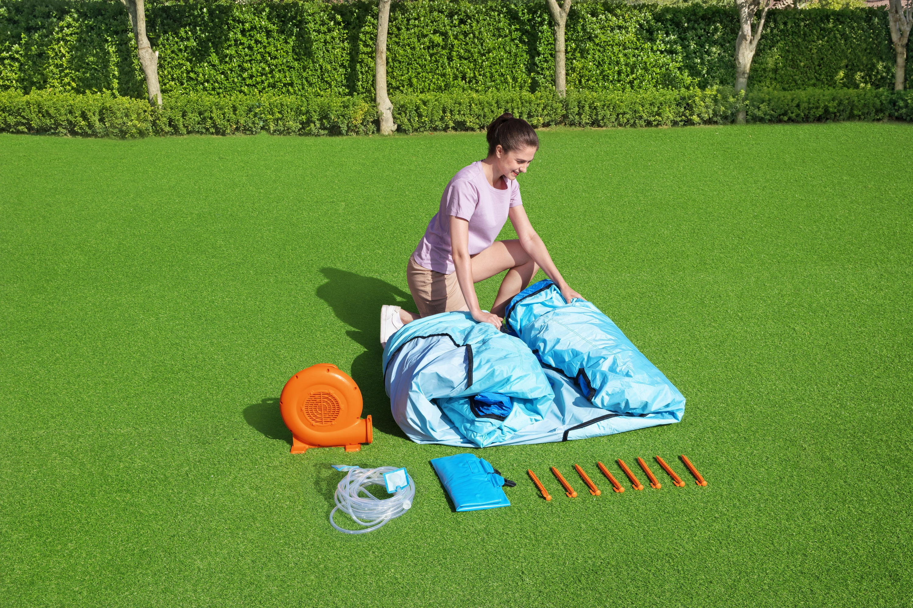 Resim H2OGO! Turbo Splash Çocuk Şişme Mega Su Parkı 2,7 m