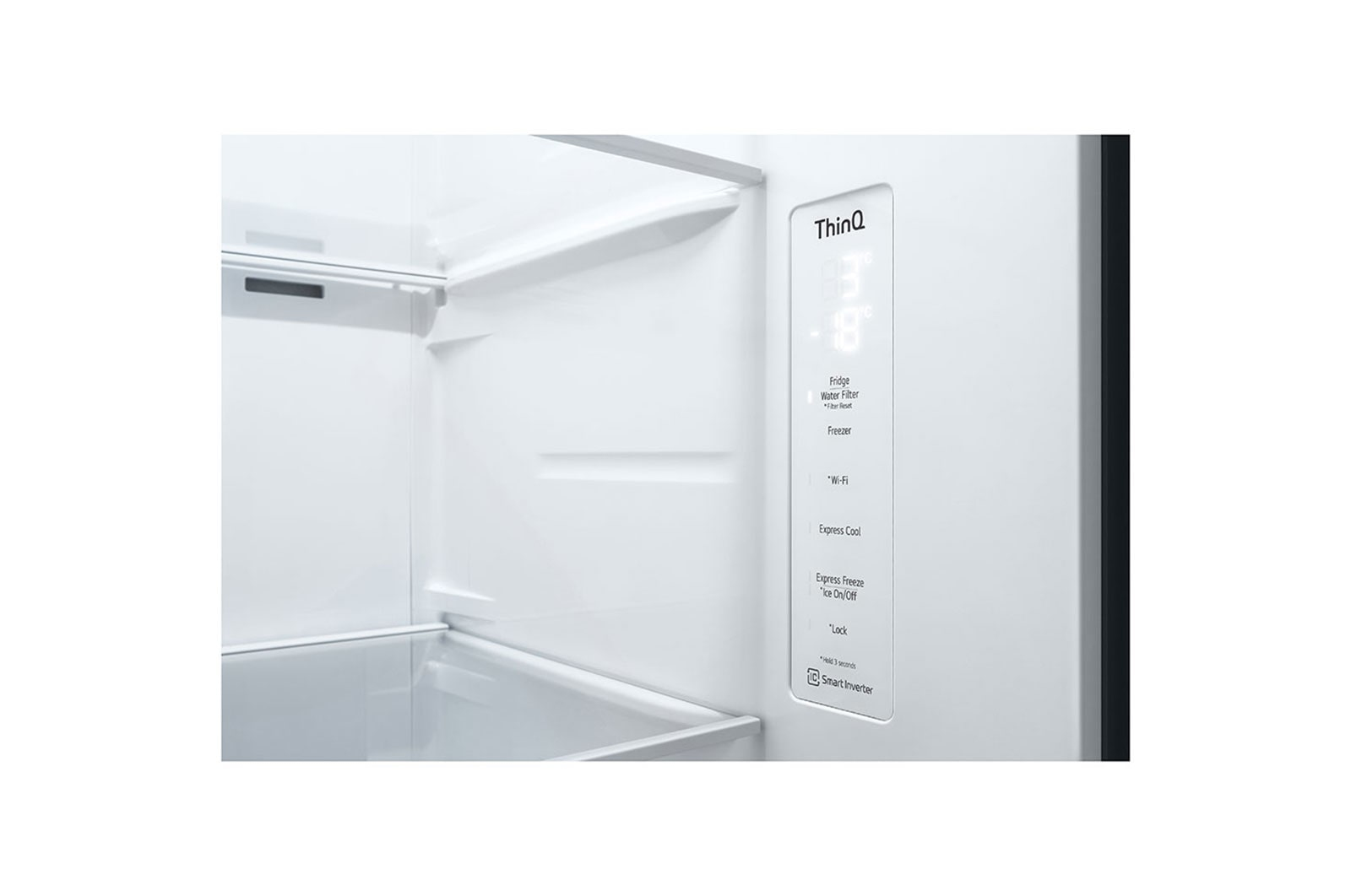 LG GSLV70PZTM side-by-side refrigerator Freestanding – image 4