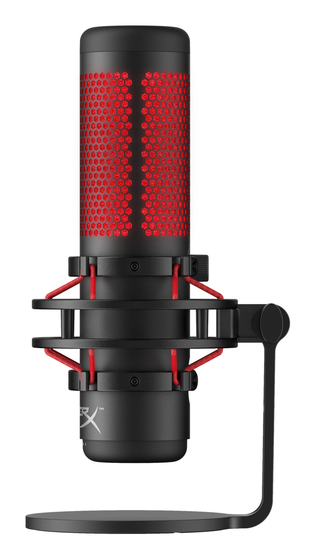 HyperX QuadCast Black, Red Table microphone image 2
