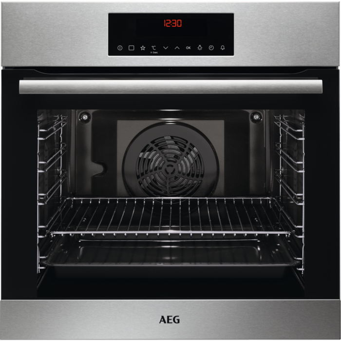 AEG BEK63102ZM 72 L Black, Stainless steel – image 1