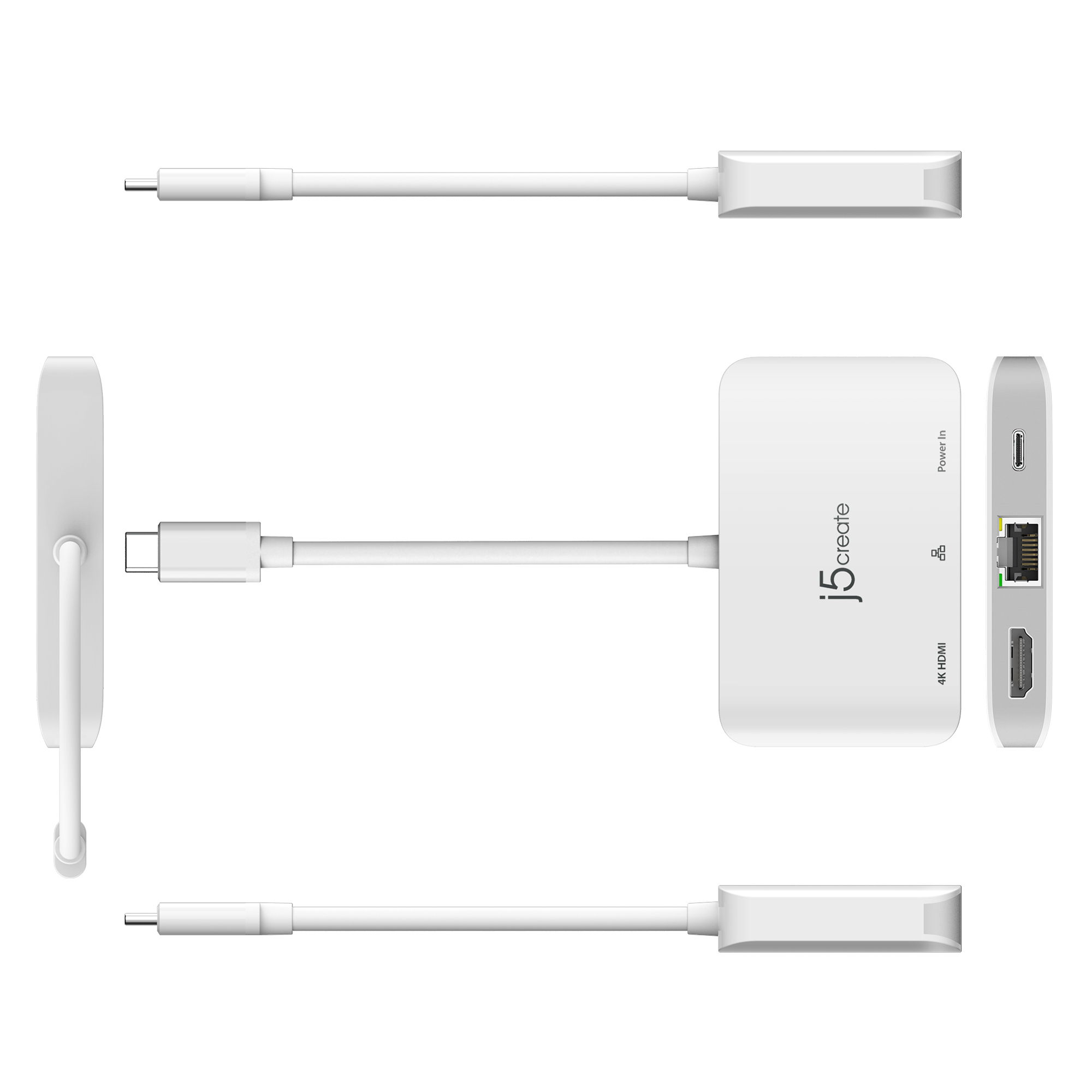 j5create JCA351-N USB-C® to 4K HDMI™ Ethernet Adapter – image 4