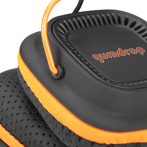NGS GUMDROPORANGE headphones/headset Wired Head-band Stage/Studio Black, Orange – image 3