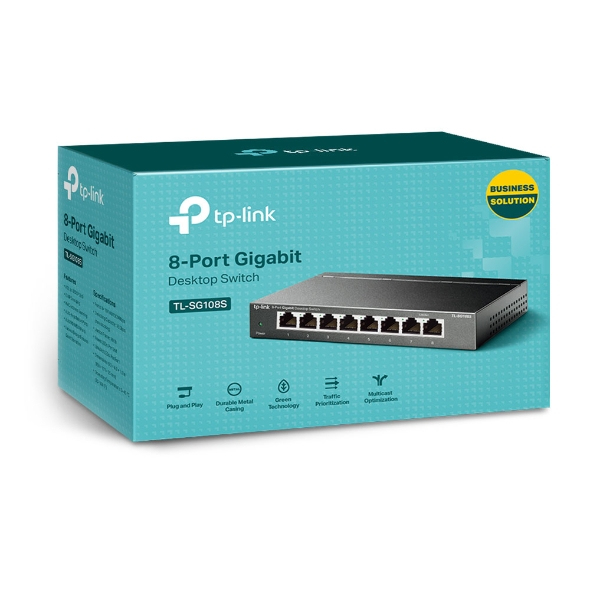 TP-Link Switch 8x GE TL-SG108s Metall Gehäuse V4.4 Switche