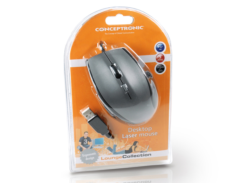 Conceptronic Lounge’n’LOOK Laser Mouse – image 4