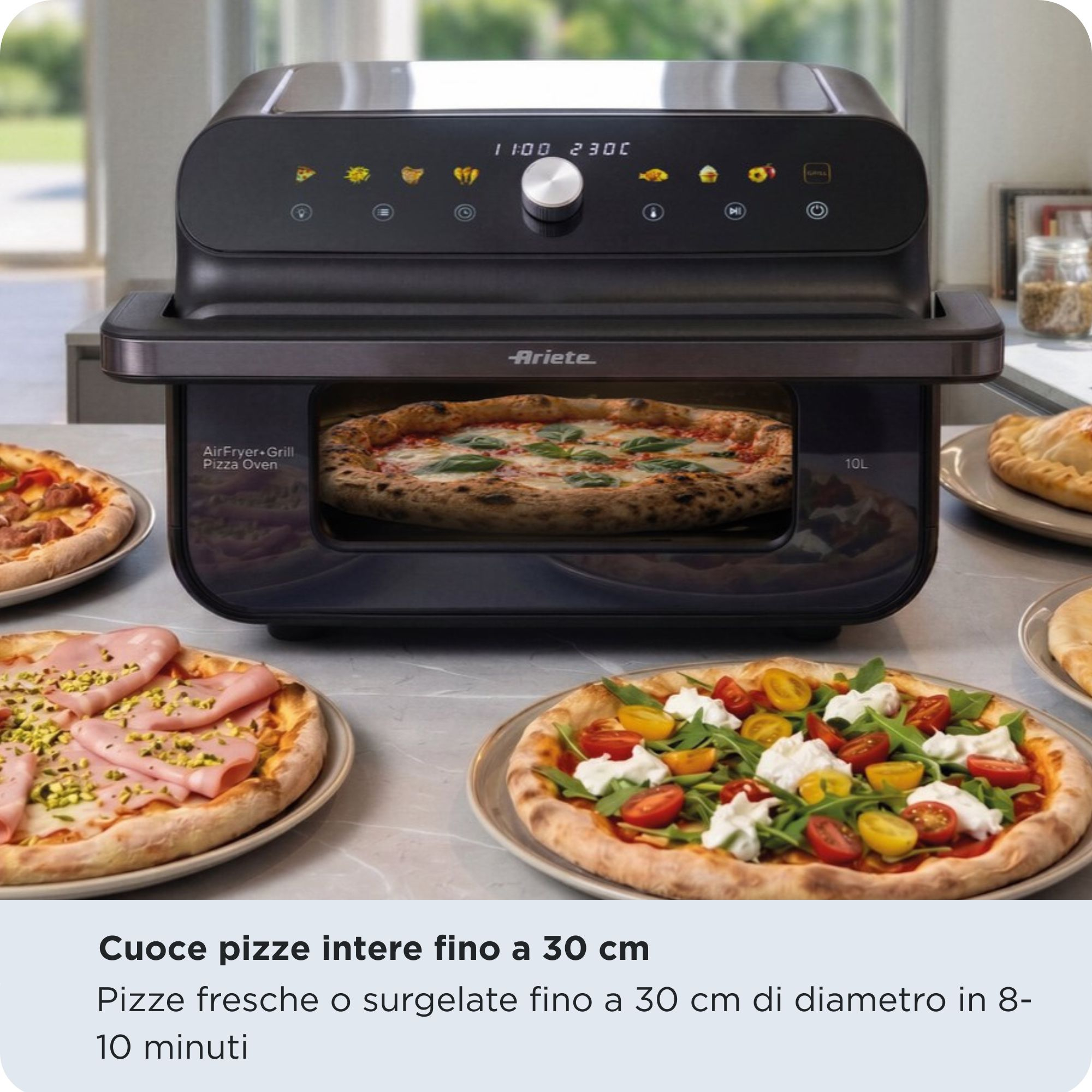 Ariete 4649 Air Fryer + Grill Pizza oven, Fryer and pizza oven – image 5
