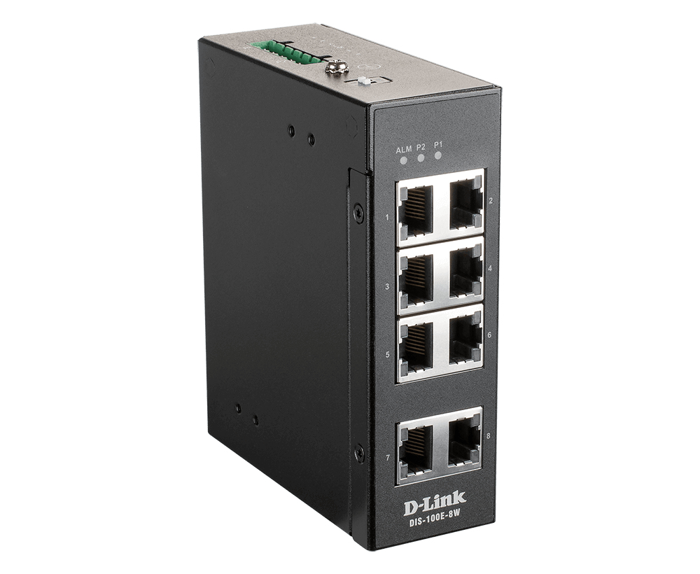 D-Link DIS-100G-8W network switch Unmanaged Gigabit Ethernet (10/100/1000) Black – image 2