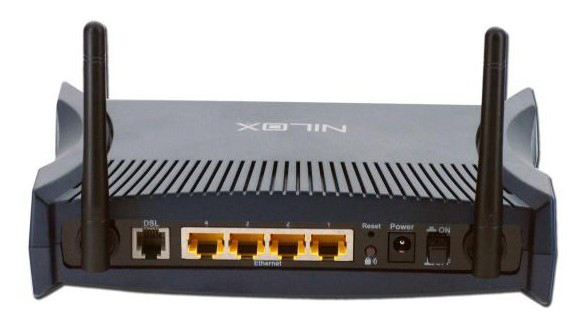 Nilox NX-300 wireless router Fast Ethernet Black, Blue – image 2