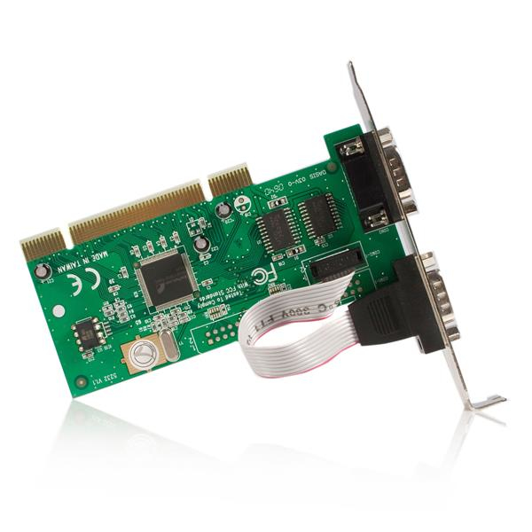 StarTech.com 2 Port PCI RS232 Serial Adapter Card w/ 16950 UART - Dual Voltage – image 2