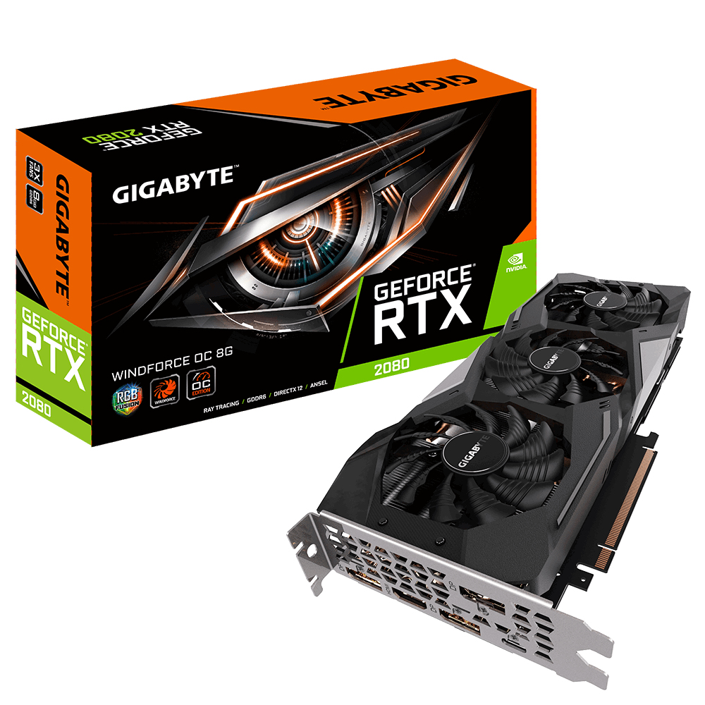 GIGABYTE GeForce RTX 2080 WINDFORCE OC – image 1