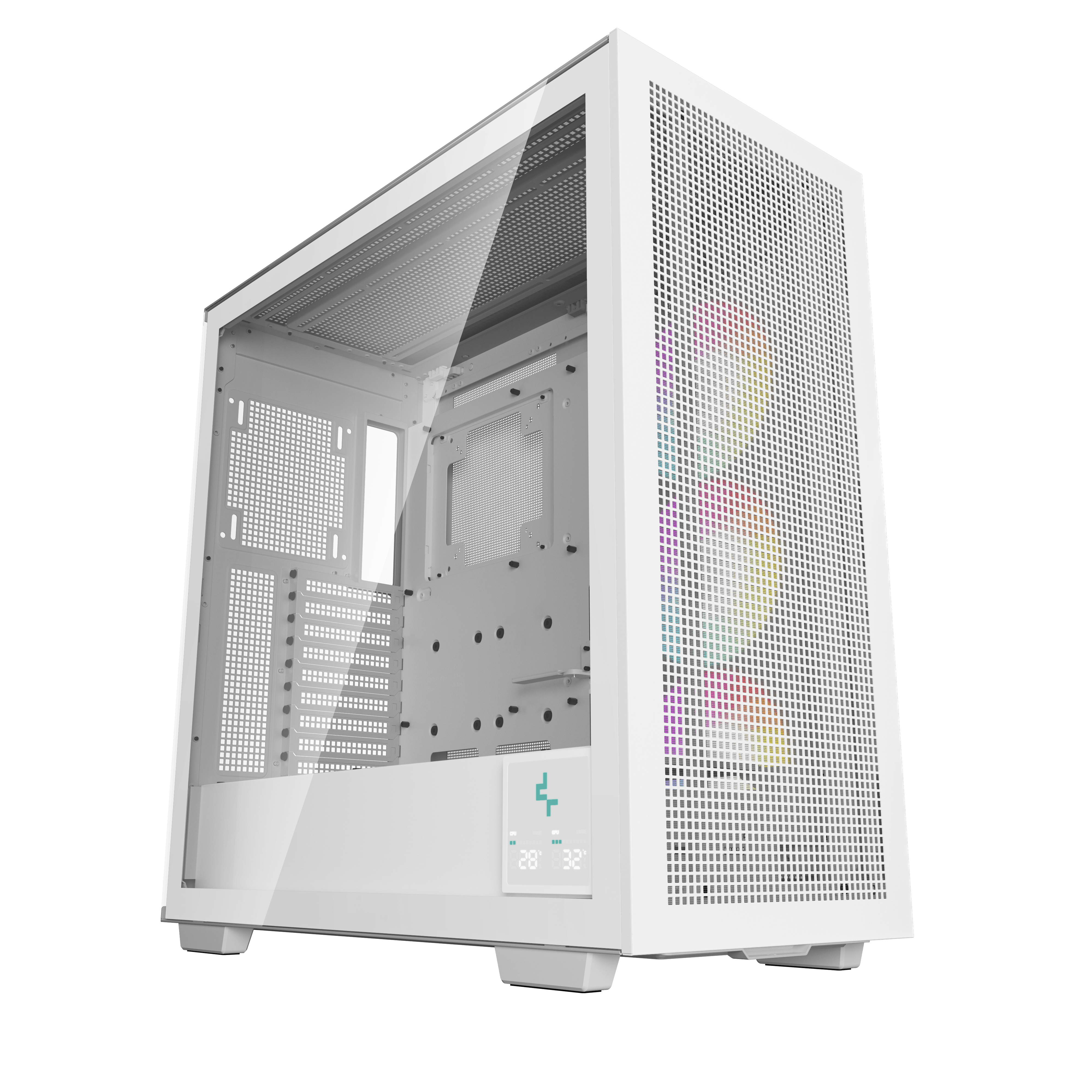 Gabinete Gamer DeepCool Morpheus - Torre - Mini-ITX/M-ATX/ATX/E-ATX - 1 Ventilador - Panel Lateral - Blanco - R-MORPHEUS-WHAPA1-A-1