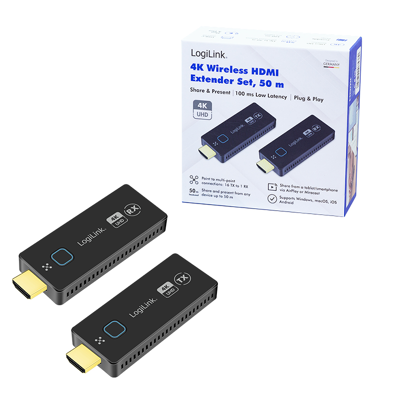 LogiLink HDW0111 AV extender AV transmitter & receiver Black – image 5