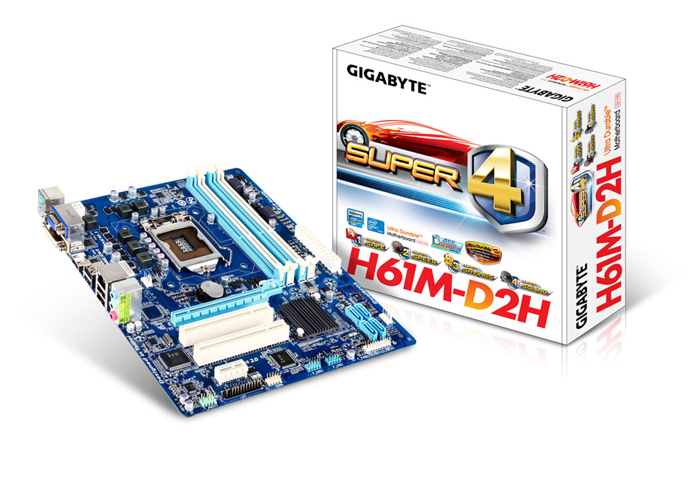 GIGABYTE GA-H61M-D2H motherboard Intel® H61 LGA 1155 (Socket H2) micro ATX – image 4