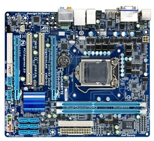 GIGABYTE GA-H55M-S2H motherboard LGA 1156 (Socket H) micro ATX