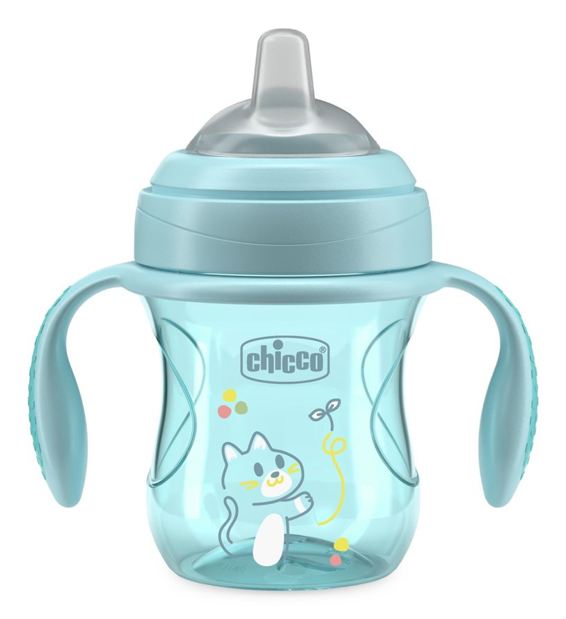 صورة كوب التدريب Chicco 00006911250000 - أزرق فاتح، 200 مل