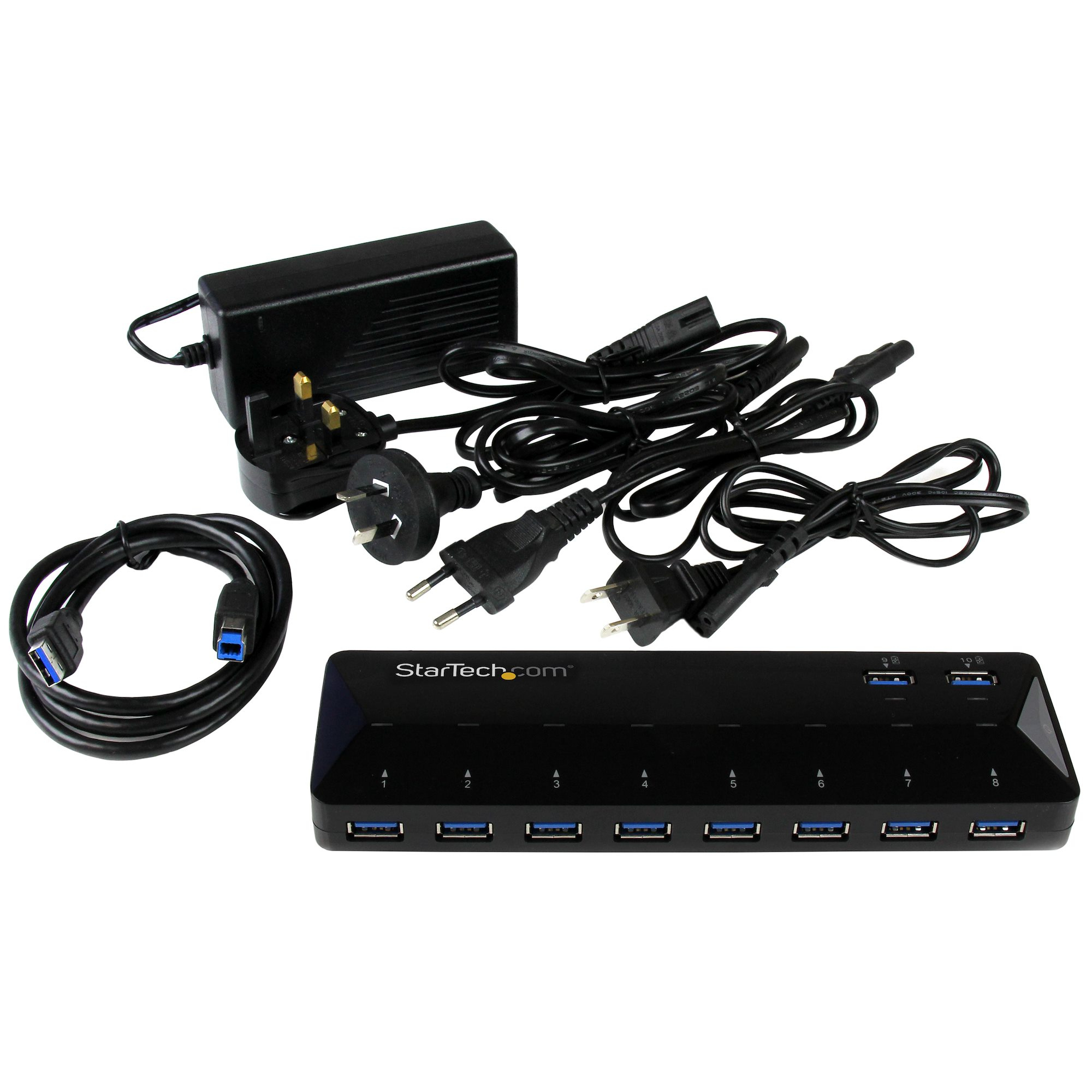 StarTech.com 10-Port USB 3.0 Hub with Charge and Sync Ports - 5Gbps – image 4