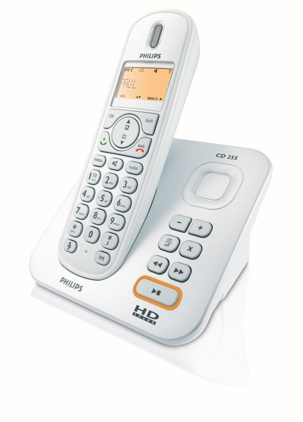 Philips CD2551S/23 telephone Caller ID White – image 2