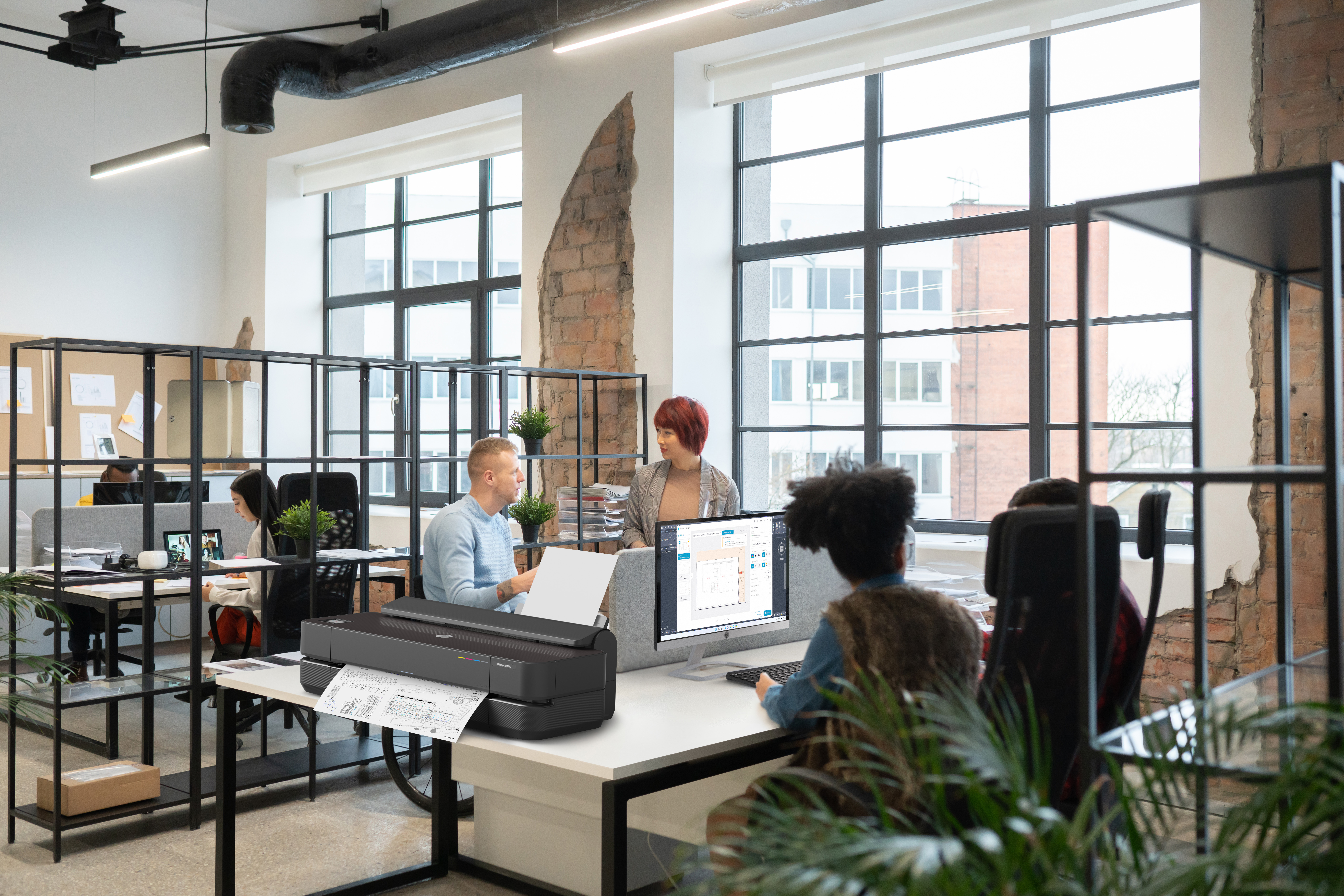 HP Designjet T1600 36-in PostScript Printer. Page description languages: PostScript 3, PDF 1.7, HP-GL/2, TIFF, JPEG, HP-RT