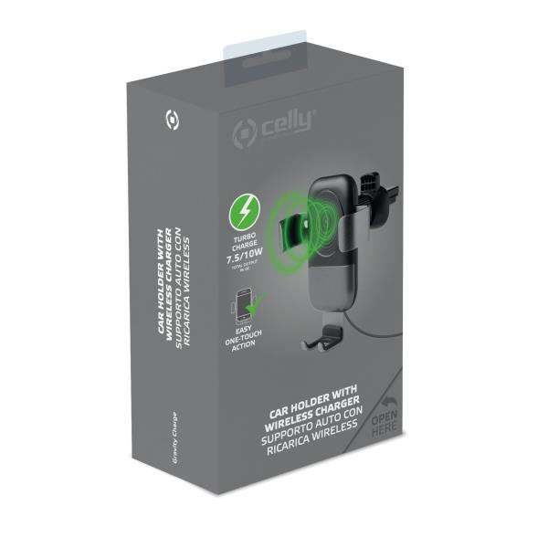 Celly GRAVITYCHARGE mobile device charger Smartphone Black Wireless charging Auto – image 5