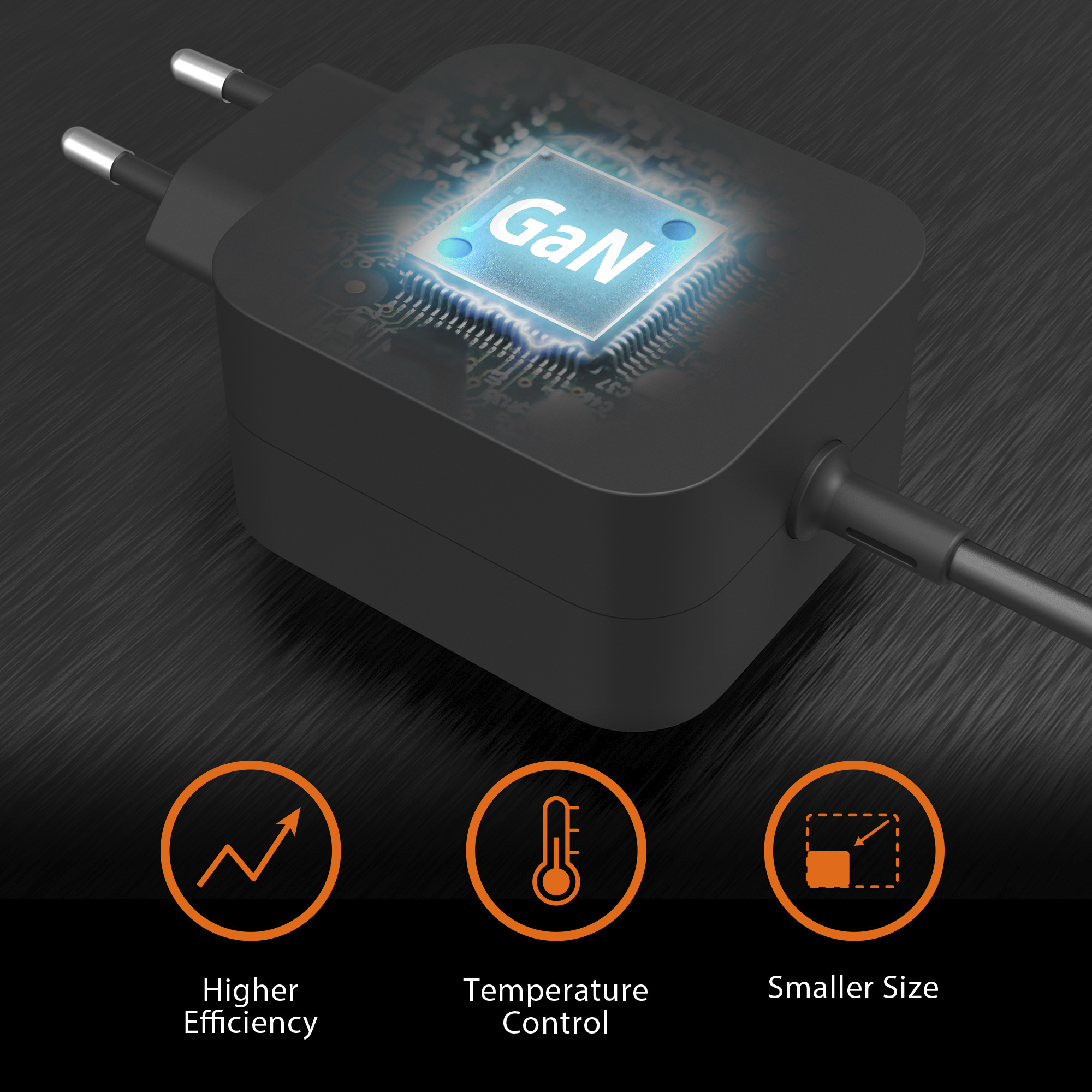 j5create JUP1565DC 67W GaN PD USB-C® Mini Charger with 6 Types of DC Connector-EU, Black – image 7