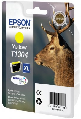 Epson Stag Singlepack Yellow T1304 DURABrite Ultra Ink – image 1