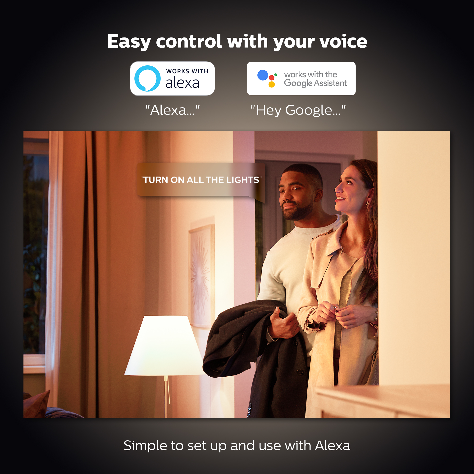 Philips by Signify Philips Hue White A60 – E27 smart bulb – 800 (2-pack) – image 5