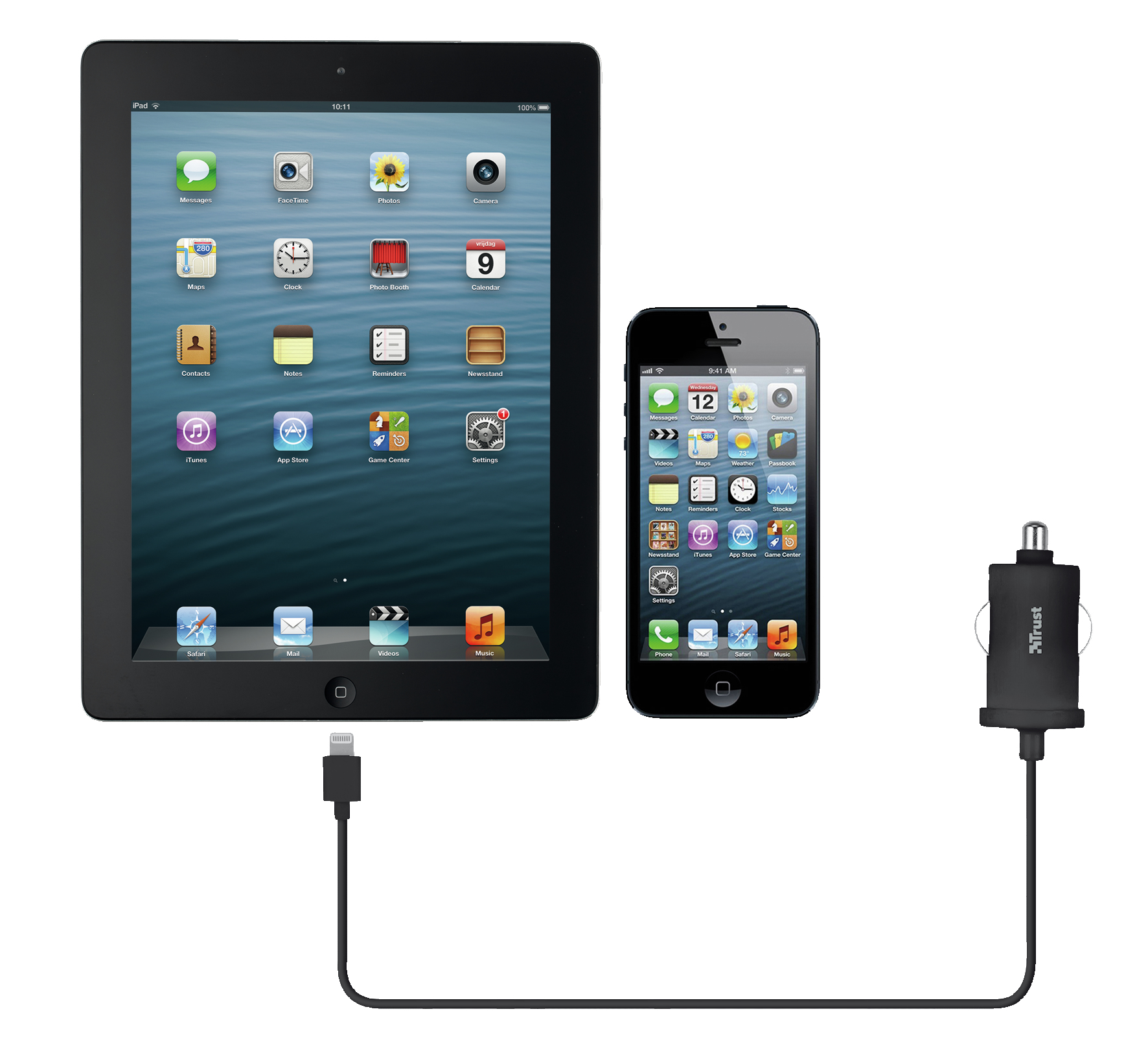 Trust Car Charger with Lightning cable – image 3