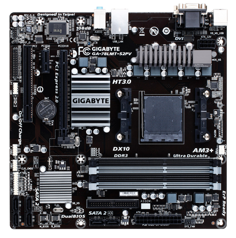 GIGABYTE GA-78LMT-S2PV motherboard AMD
