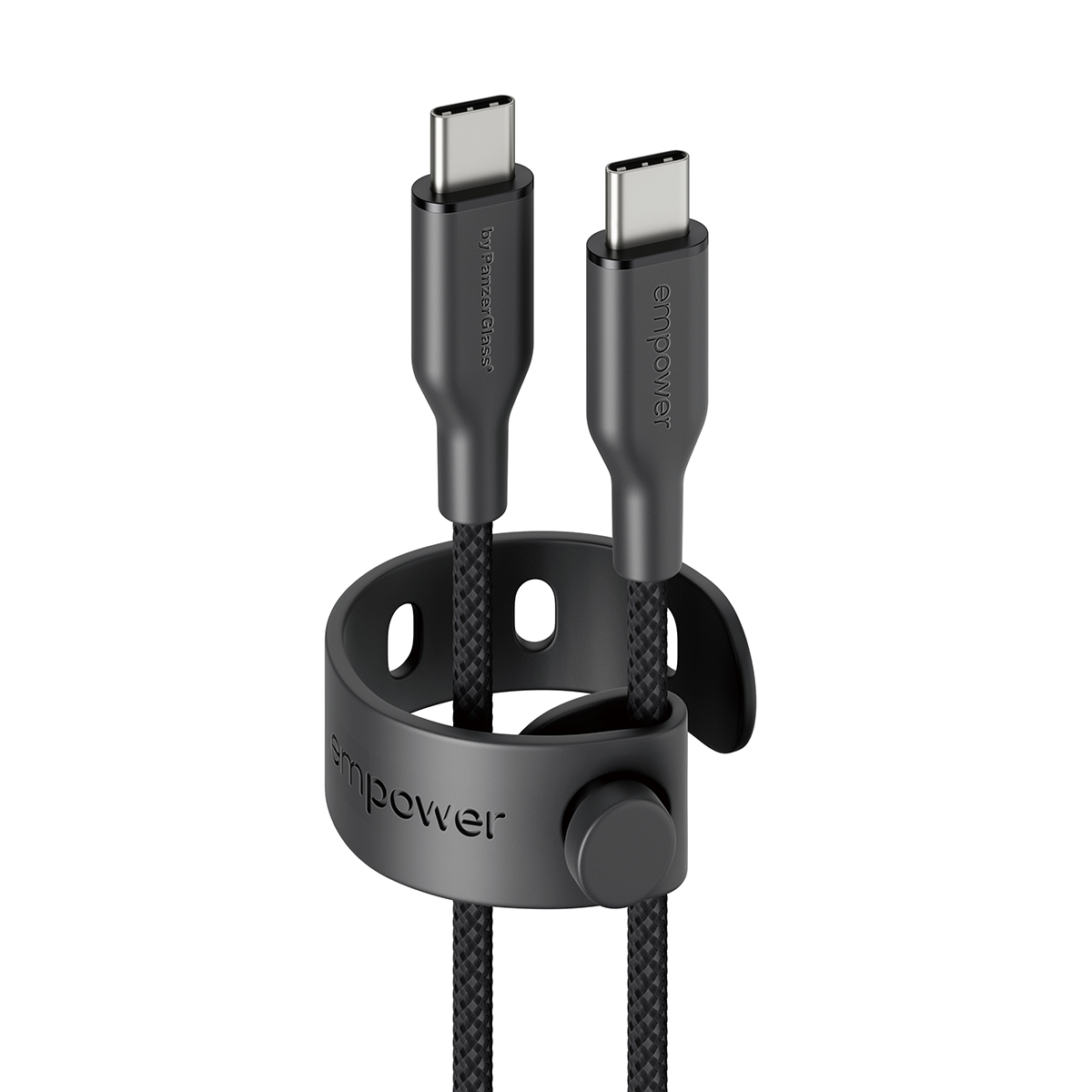 PanzerGlass empower™ by ® Racing 60W USB-C to USB-C Cable | USB 2.0 | 2M | Space Black