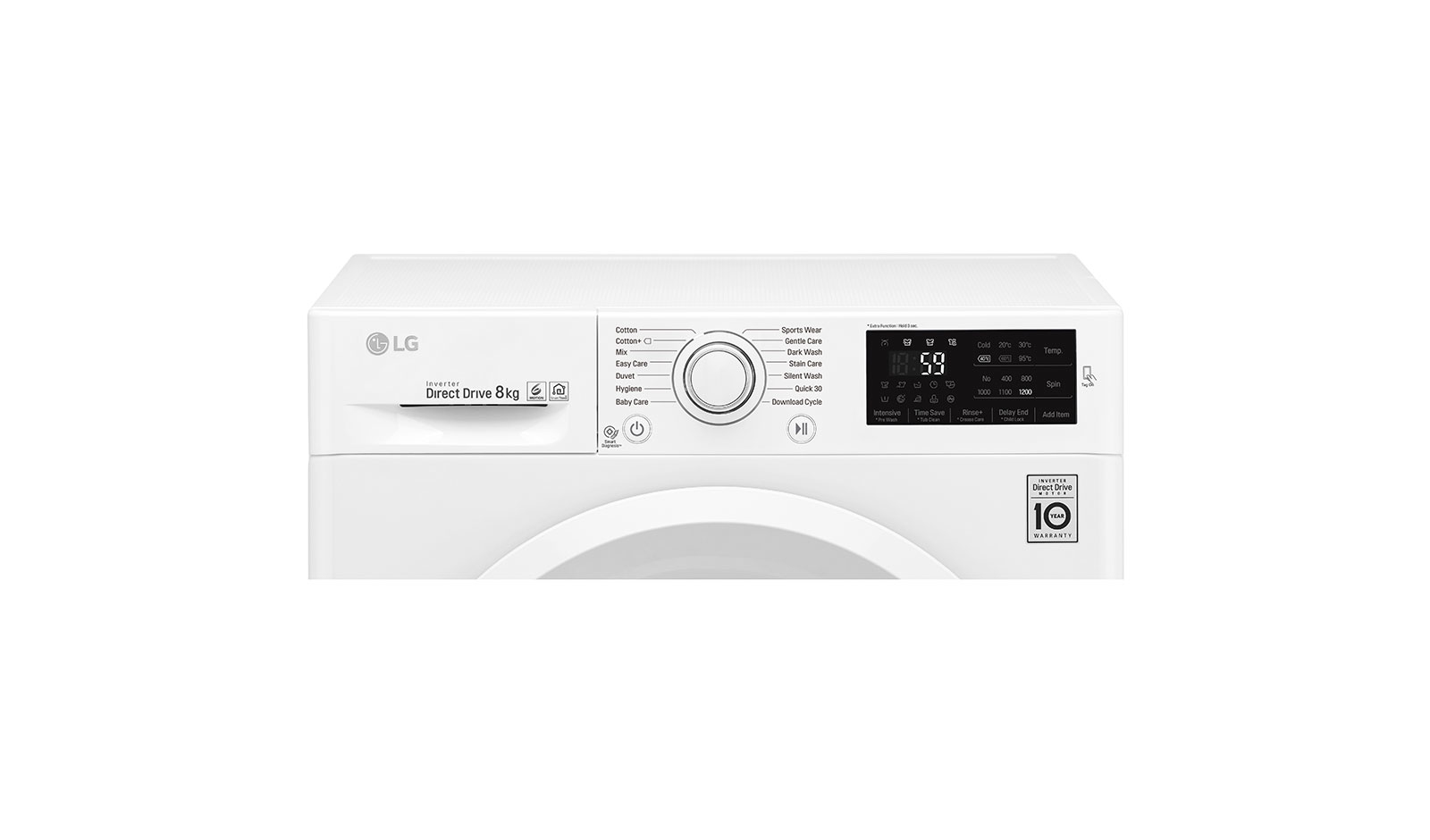 LG F2J5TNP3W washing machine Front-load – image 7