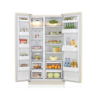 Samsung RSA1STVB side-by-side refrigerator Freestanding – image 2