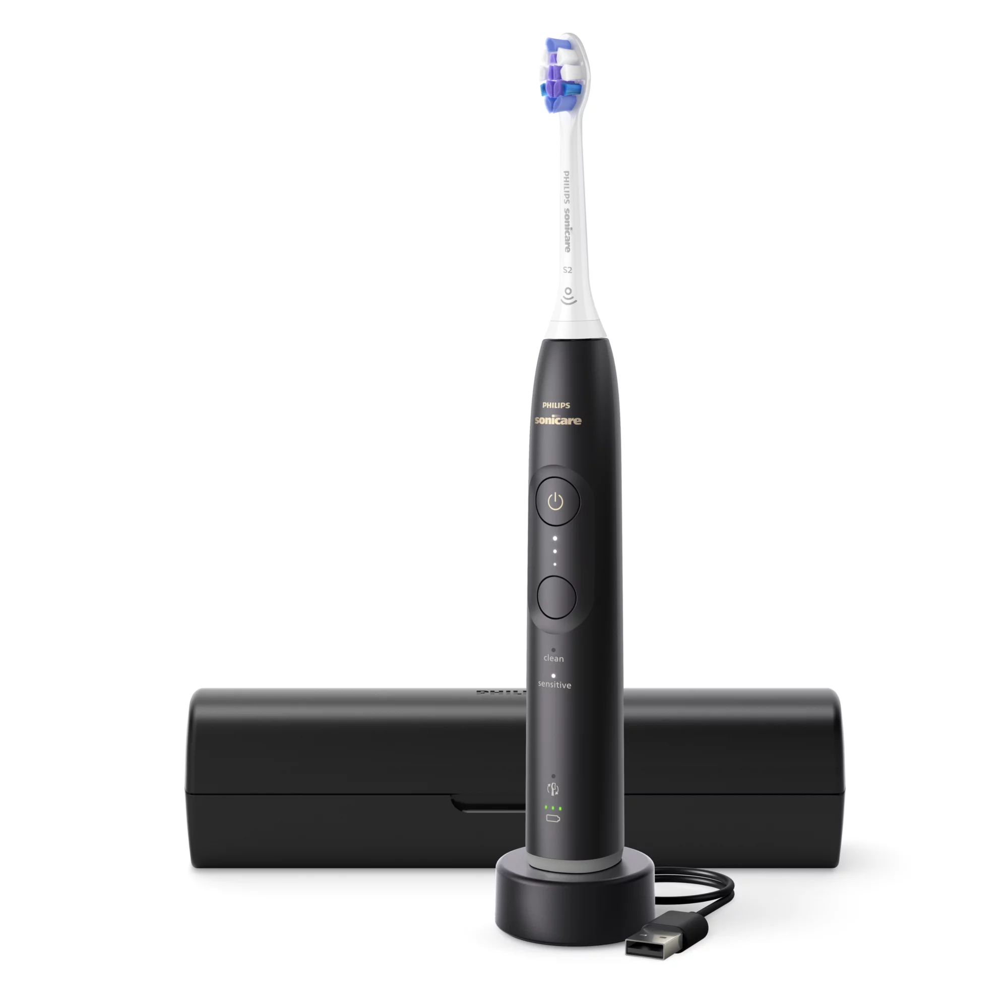 Philips Sonicare 6100 series HX7401/05 electric toothbrush Adult Sonic toothbrush Black