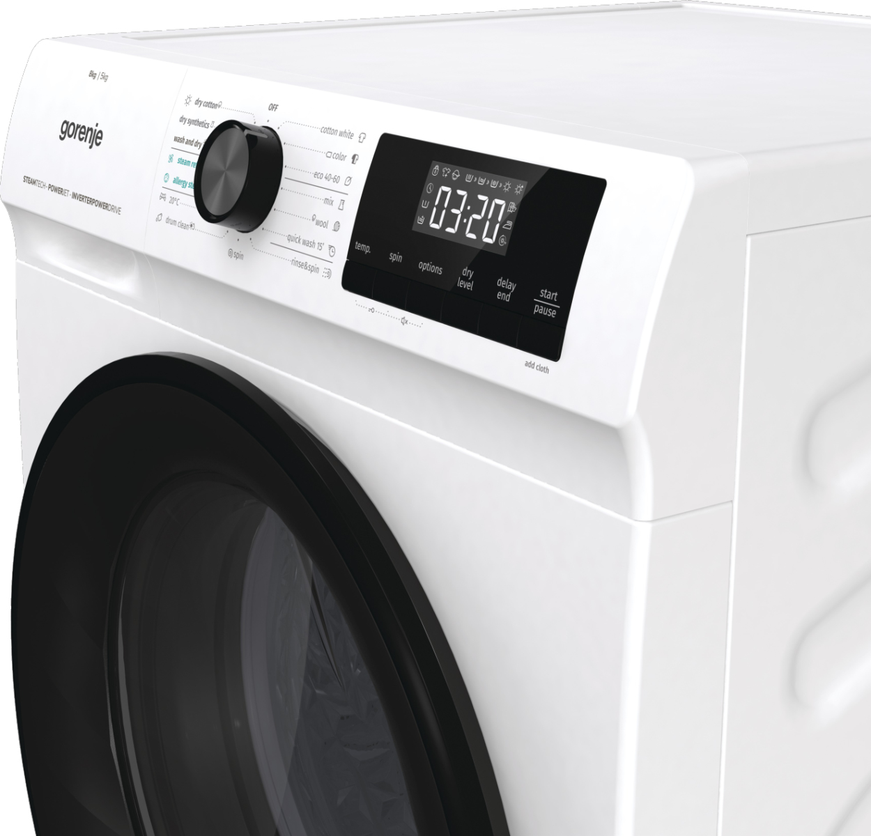 Gorenje WD8514S washer dryer Freestanding Front-load White – image 8