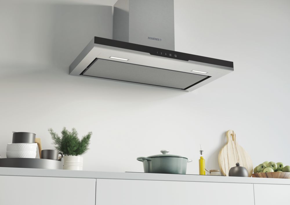 Rosieres RDSV985PN Wall-mounted Black, Stainless steel 800 m³/h – image 3